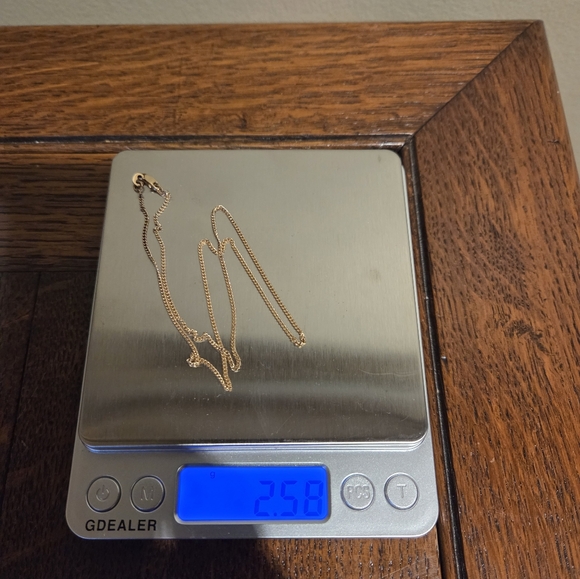 Vintage Jade Necklace With 10k Gold Chain - Picture 11 of 12